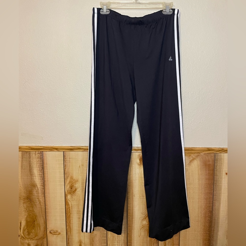 Adidas Climalite 3 Stripe Joggers Sz XL Vintage